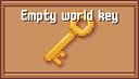 Empty world key