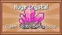 Huge crystal